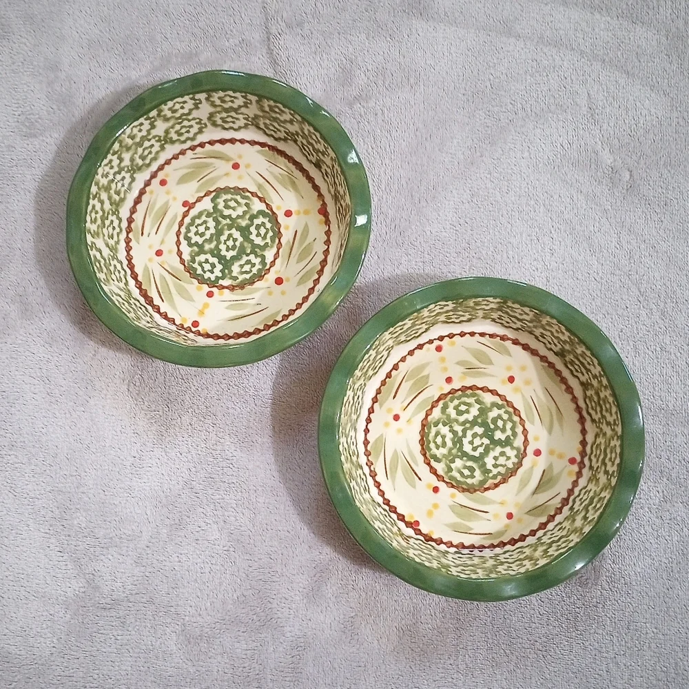 Temptations By Tara Oven To Table Old World Green Mini Pie Baker